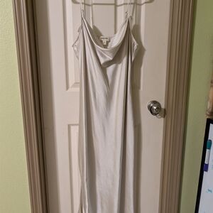 Elegant White Slip Dress